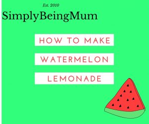 How To make Watermelon Lemonade